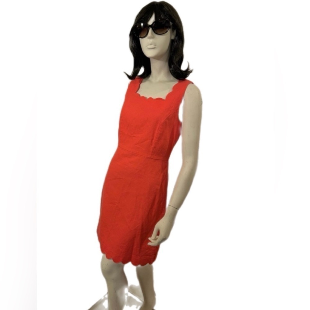 J. Crew Scalloped Dress